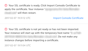 FileMaker Cloud - Benachrichtigung „Temporär“