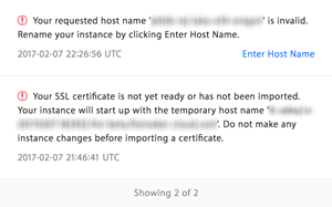 FileMaker Cloud - Notification de rejet
