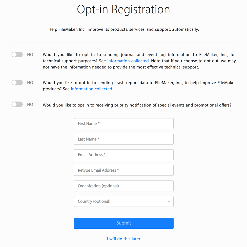 FileMaker Cloud Getting Started Guide