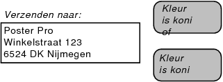 Voorbeelden van afgekapte tekst in een lay-out