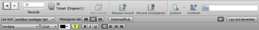 Statusbalk in de bladermodus in Windows