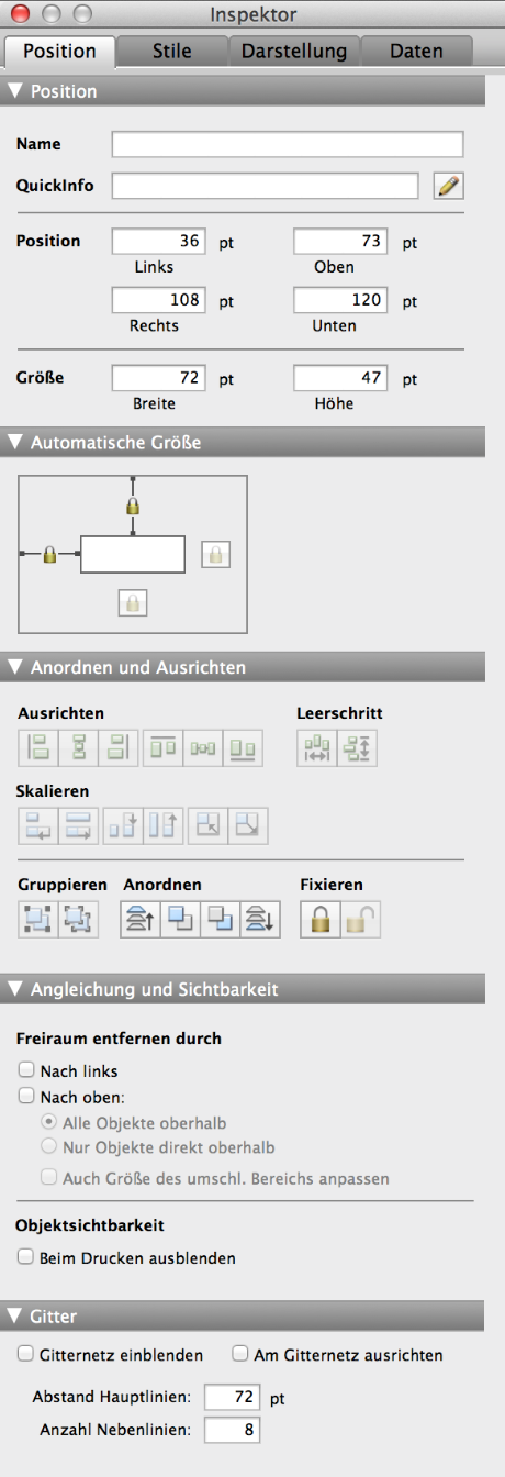 Inspektorfenster