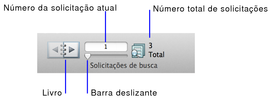 Controles de navegação no Modo de busca