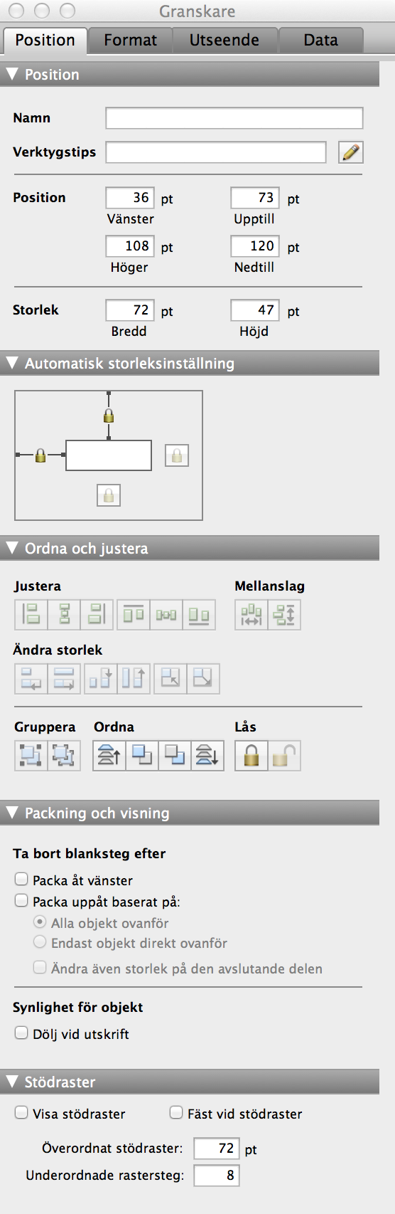 Granskare-fönster