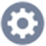 icono de rueda dentada