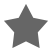 Ícone de estrela cinza no painel de etapas de script