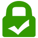 Symbol Verifizierte sichere Verbindung