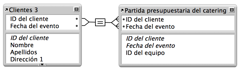 Sección del cuadro de diálogo Editar relación que muestra la opción seleccionada Permitir la creación de registros en esta tabla a través de esta relación