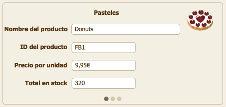 Barra de herramientas de estado en modo Presentación