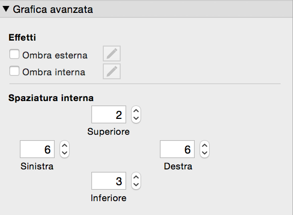 Pulsante Impostazioni