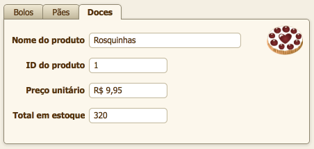 Barra de layout no Modo de layout no OS X