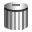 Trash can icon