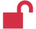 Open lock icon