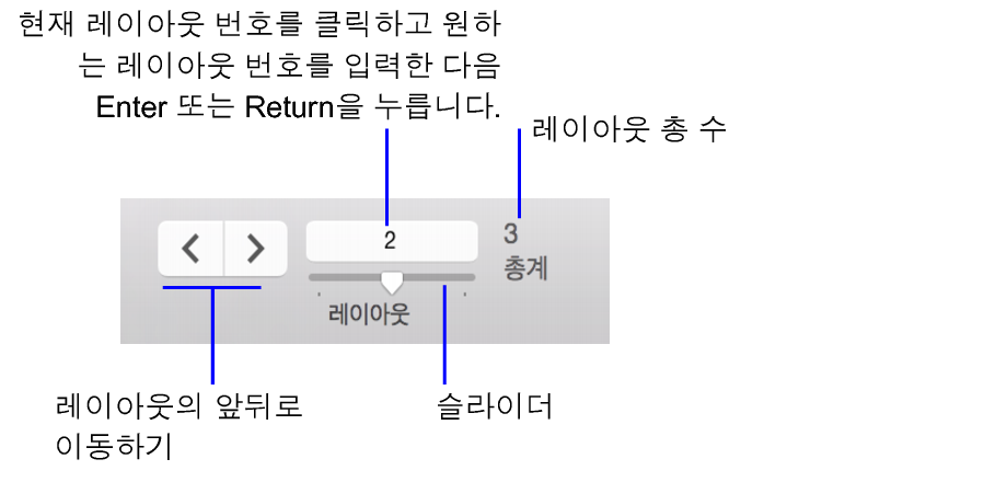 위의 예제를 보여주는 마스터 세부 정보 레이아웃