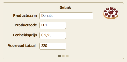 Statusbalk in de bladermodus