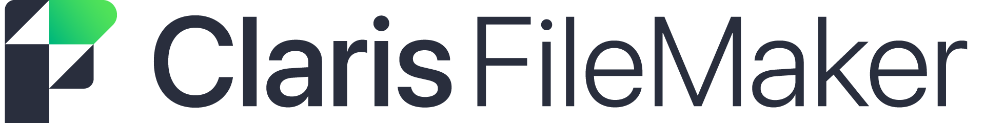 Pestaña del logotipo de Claris FileMaker