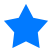 Bouton étoile bleue