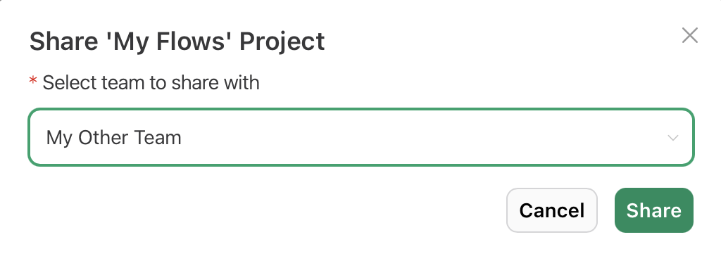 My Templates、Share Project