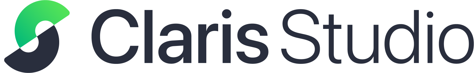 Guia de logotipo do Claris Studio